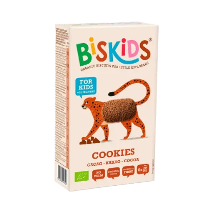 Biskids Cookies biokeksz 120g - csokiskeksz gyerekeknek 36 hónapos kortól termékhez kapcsolódó kép