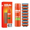 Gillette Fusion5 8 db Férfi Borotvabetét + Sensitive Borotvazselé 200 ml termékhez kapcsolódó kép