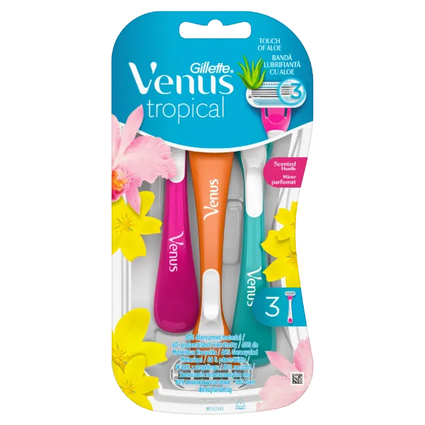 Gillette Venus Tropical Eldobható Borotva, 3 Db/Csomag termékhez kapcsolódó kép