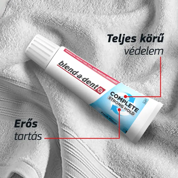 Blend-a-dent Complete Original Műfogsorrögzítő Krém, 47 g termékhez kapcsolódó kép