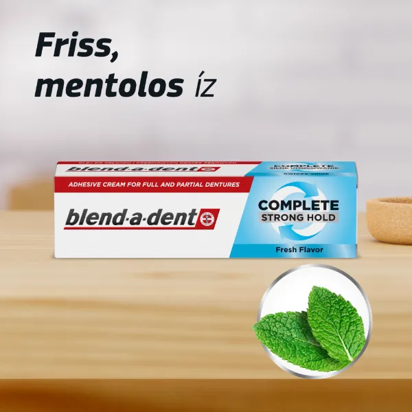 Blend-a-dent Complete Original Műfogsorrögzítő Krém, 47 g termékhez kapcsolódó kép
