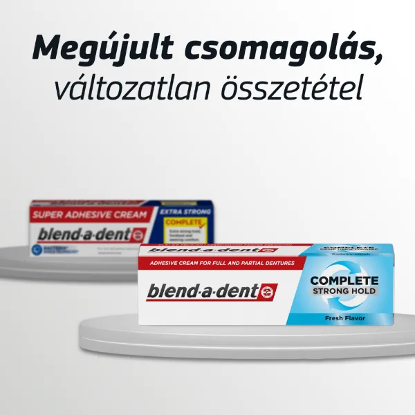 Blend-a-dent Complete Original Műfogsorrögzítő Krém, 47 g termékhez kapcsolódó kép