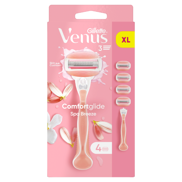 Gillette Venus ComfortGlide Spa Breeze Borotva – 4 db Borotvabetét termékhez kapcsolódó kép