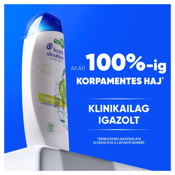 Head & Shoulders Apple Fresh korpa elleni sampon 250ml napi használatra bármely hajtípusra termékhez kapcsolódó kép