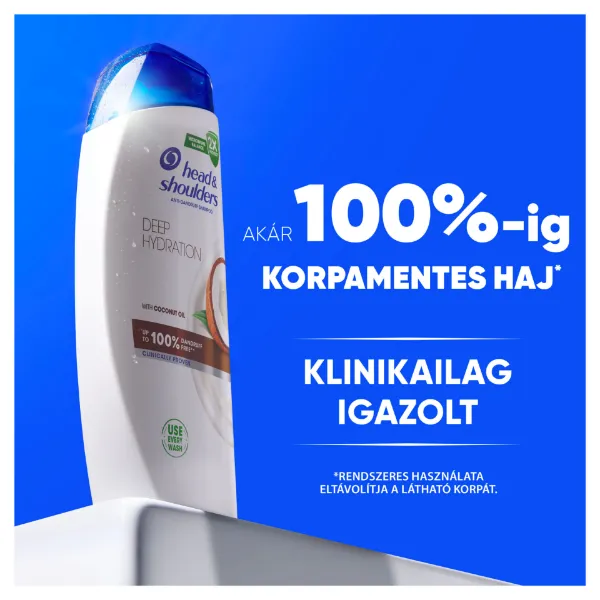 Head & Shoulders Deep Hydration korpa elleni sampon 400ml kókuszolajjal, napi használatra termékhez kapcsolódó kép