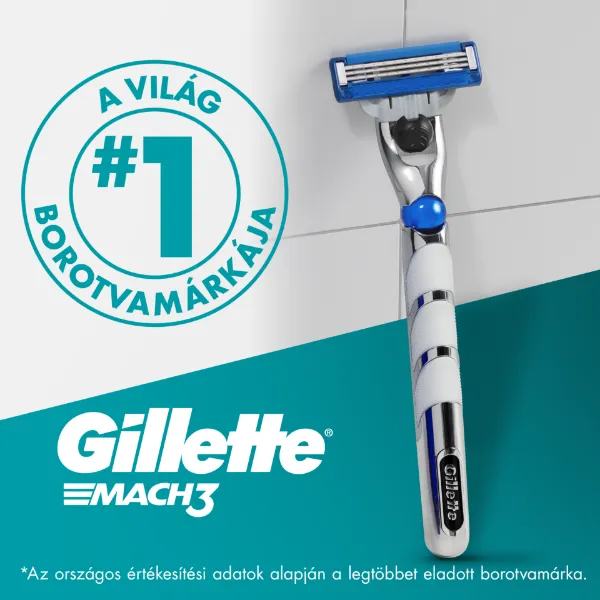Gillette Mach3 Turbo Borotvabetétek Férfi Borotvához, 5 db Borotvabetét termékhez kapcsolódó kép