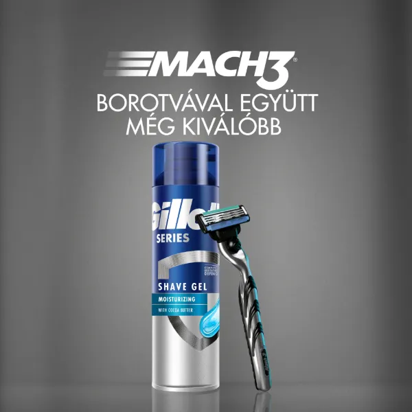 Gillette Series Hidratáló Borotvazselé Kakaóvajjal, 200ml termékhez kapcsolódó kép