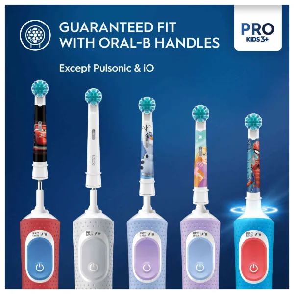 Oral-B Pro Kids Fogkefefej Pókember Figurákkal, 2 db termékhez kapcsolódó kép