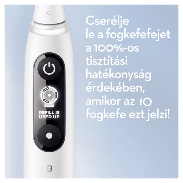 Oral-B iO 6s Elektromos Fogkefe, Fehér termékhez kapcsolódó kép