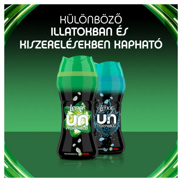 Lenor Unstoppables Parfümgyöngyök Ariel Illattal 195g termékhez kapcsolódó kép