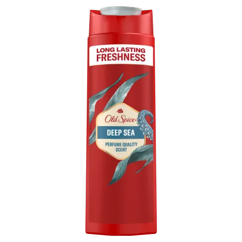 Old Spice Deep Sea Tusfürdő És Sampon Férfiaknak 400ml, 3az1-ben, Hosszan Tartó Frissesség termékhez kapcsolódó kép