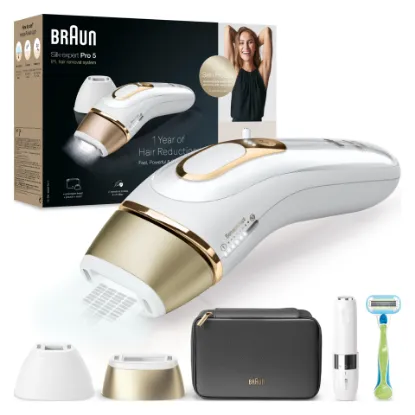 Braun IPL Silk expert Pro 5, Szőrtelenítés Otthoni Kezeléssel, Neszesszer, 2 Fej, PL5146 termékhez kapcsolódó kép