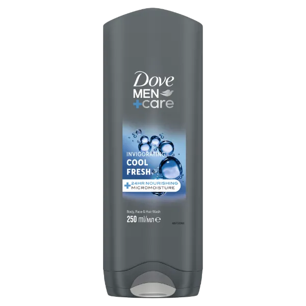Dove Men+Care Invigorating Cool Fresh tusfürdő testre, arcra, hajra 250 ml termékhez kapcsolódó kép
