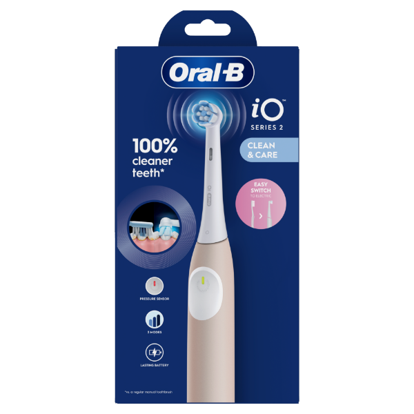Oral-B iO 2 Elektromos Fogkefe, Világos Rózsaszín termékhez kapcsolódó kép
