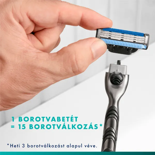 Gillette Mach3 Borotvabetétek Férfi Borotvához, 5 db Borotvabetét termékhez kapcsolódó kép