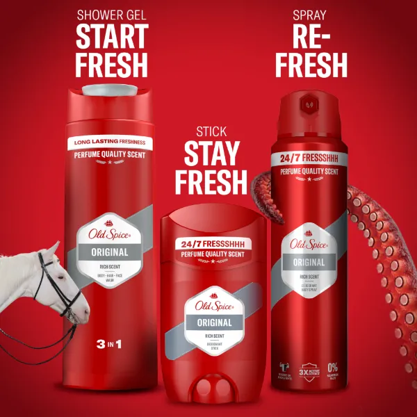 Old Spice Original Deo Spray Férfiaknak, 150 ml termékhez kapcsolódó kép