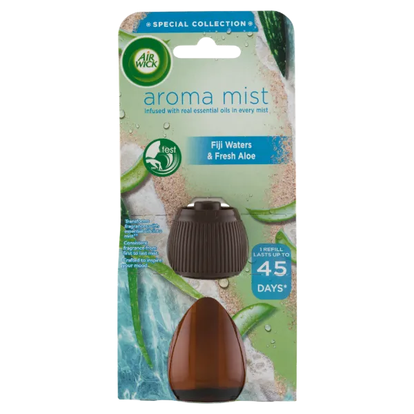 Air Wick Aroma Diffúzor utántöltő, Fidzsi lagúna és friss aloe illat, 20ml termékhez kapcsolódó kép