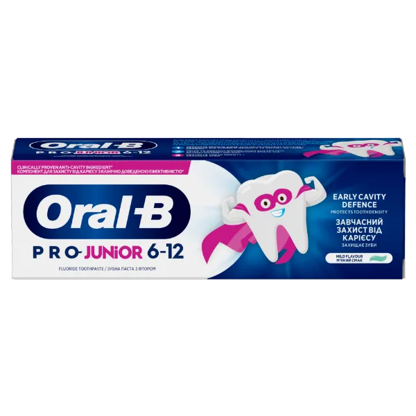 OB fogkrém Pro-Junior EarlyCavity Mild 75ml termékhez kapcsolódó kép