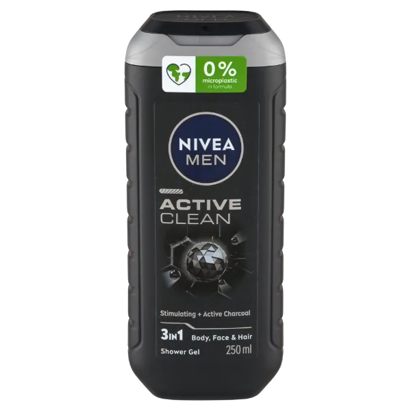 Nivea MEN tusfürdő 250ml Active Clean termékhez kapcsolódó kép