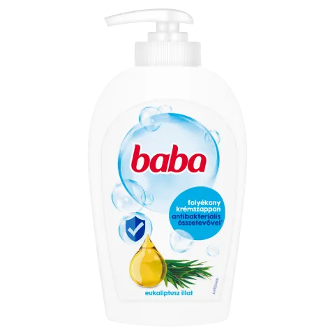 Baba folyékony krémszappan 250 ml antibakteriális összetevővel eukaliptusz termékhez kapcsolódó kép