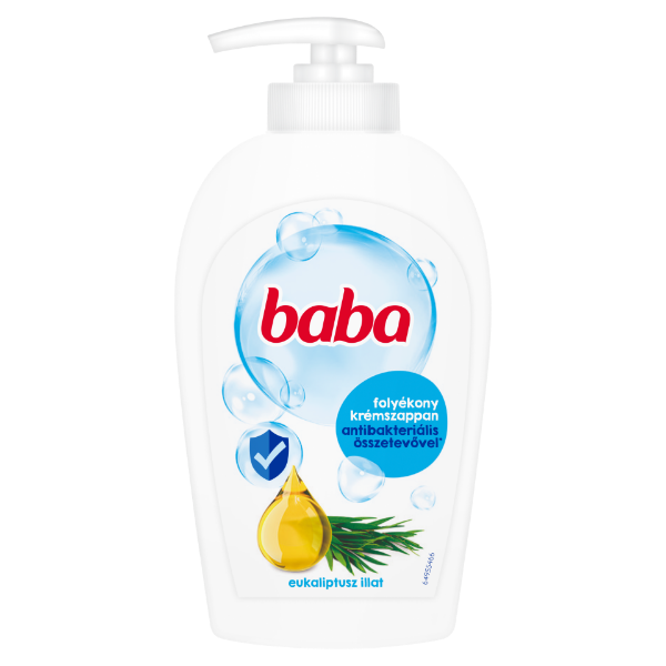 Baba folyékony krémszappan 250 ml antibakteriális összetevővel eukaliptusz termékhez kapcsolódó kép