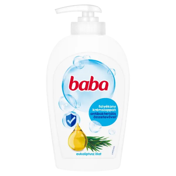 Baba folyékony krémszappan 250 ml antibakteriális összetevővel eukaliptusz termékhez kapcsolódó kép