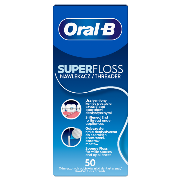 Oral-B Superfloss fogselyem 50 szál termékhez kapcsolódó kép