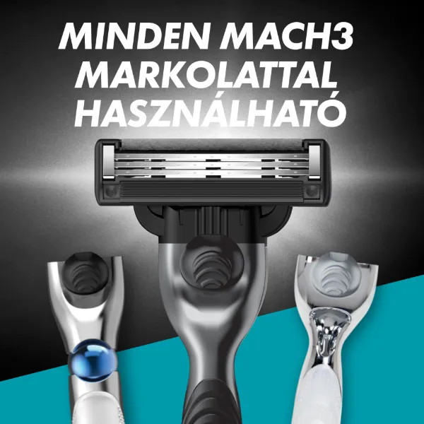 Gillette Mach3 Charcoal Borotvabetétek Férfiaknak, , 8 db Borotvabetét termékhez kapcsolódó kép
