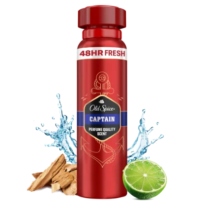 Old Spice Captain Deo Spray Férfiaknak, 150 ml termékhez kapcsolódó kép