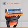 Gillette Fusion5 Férfi Borotva, 1 db Gillette Borotva, 11 db Borotvabetét termékhez kapcsolódó kép