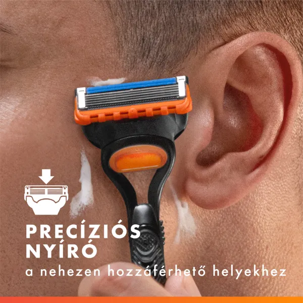 Gillette Fusion5 Férfi Borotva, 1 db Gillette Borotva, 11 db Borotvabetét termékhez kapcsolódó kép