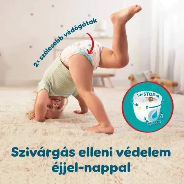 Pampers Pants Bugyipelenka, Méret: 4, 48 db pelenka, 9kg-15kg termékhez kapcsolódó kép