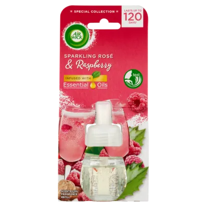 Air Wick Rozé Pezsgő és Málna elektromos utántöltő légfrissítő készülékhez 19 ml termékhez kapcsolódó kép