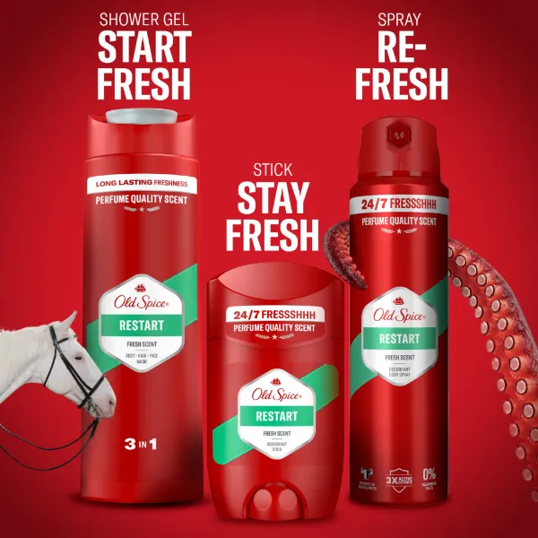 Old Spice Restart Deo Spray Férfiaknak, 150 ml termékhez kapcsolódó kép