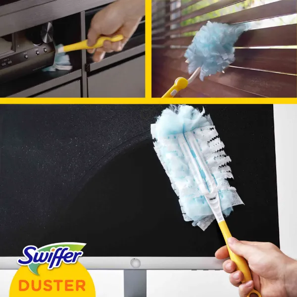 Swiffer Trap & Lock Portalanító Készlet (1 db Nyél + 4 db Utántöltő) termékhez kapcsolódó kép