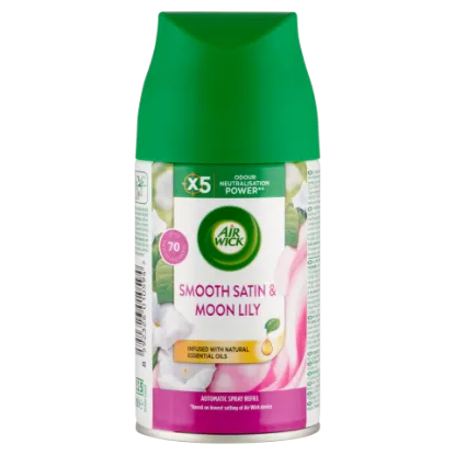 Air Wick Freshmatic Max Bársonyos szatén és éji liliom automata légfrissítő spray utántöltő 250 ml termékhez kapcsolódó kép