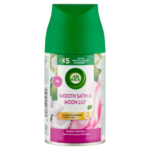 Air Wick Freshmatic Max Bársonyos szatén és éji liliom automata légfrissítő spray utántöltő 250 ml termékhez kapcsolódó kép