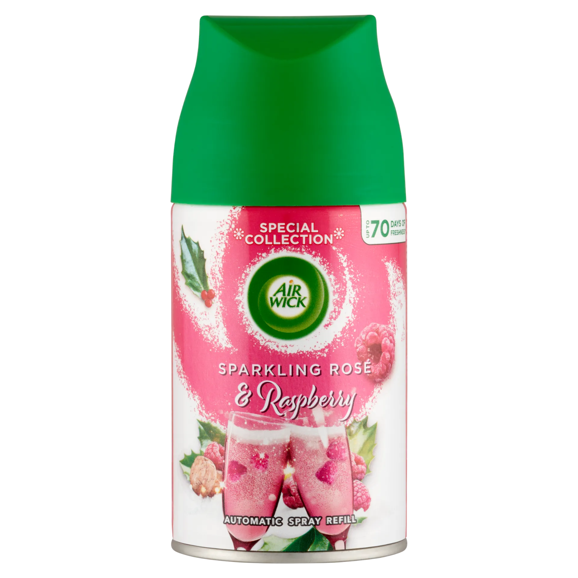 Air Wick Freshmatic Rozé Pezsgő és Málna automata légfrissítő spray utántöltő 250 ml