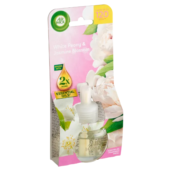 Air Wick elektromos légfrissítő utántöltő 19ml Fehér bazsarózsa és jázminvirág termékhez kapcsolódó kép