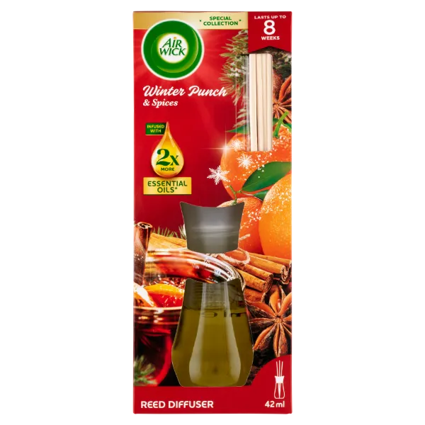 Air Wick pálcikás illatosító 42ml Gyümölcsös téli puncs termékhez kapcsolódó kép