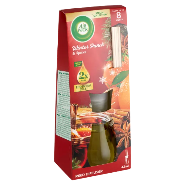 Air Wick pálcikás illatosító 42ml Gyümölcsös téli puncs termékhez kapcsolódó kép