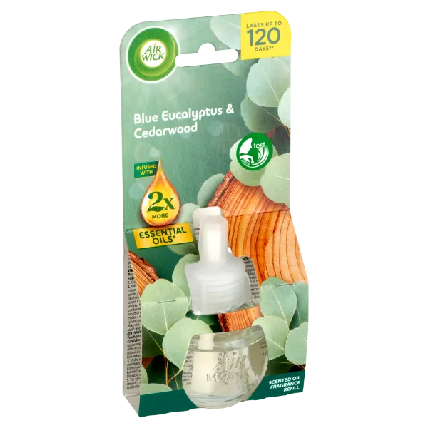 Air Wick elektromos légfrissítő utántöltő 19ml Eukaliptusz és cédrusfa termékhez kapcsolódó kép