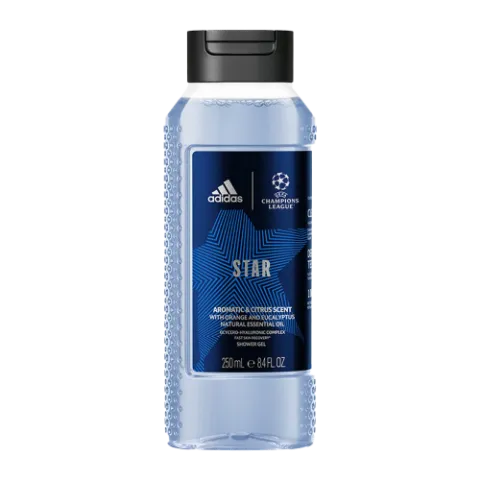 Adidas tusfürdő férfi 250 ml 2in1 Champions League Star termékhez kapcsolódó kép