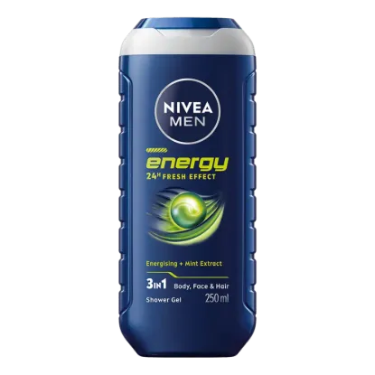 Nivea MEN Energy 24H tusfürdő 250ml Fresh Effect 3-in-1 termékhez kapcsolódó kép