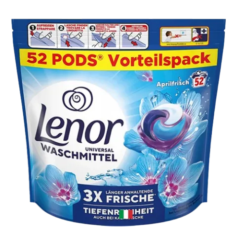 Lenor folyékony kapszula 52 db All in 1 April Fresh termékhez kapcsolódó kép