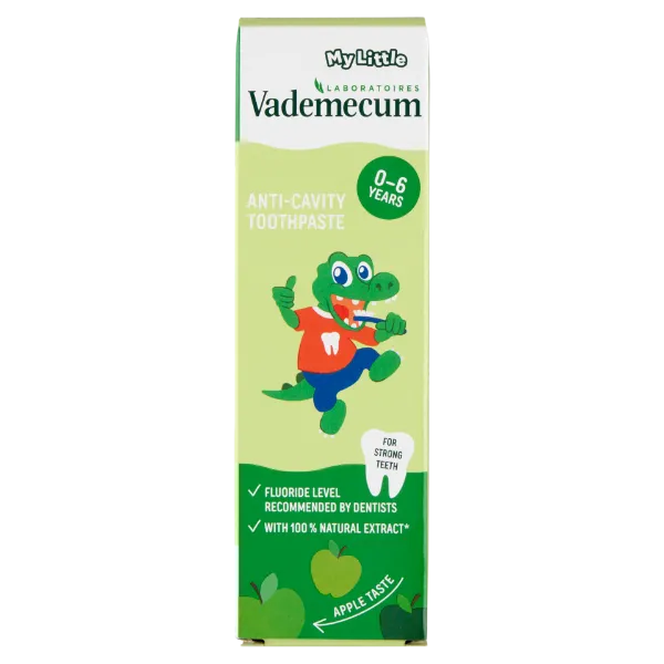Vademecum fogkrém Junior almaízű 50ml termékhez kapcsolódó kép