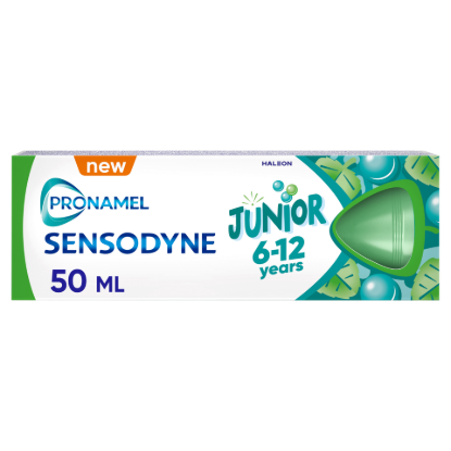 Sensodyne Pronamel Junior mentolos ízű fluoridos fogkrém 6-12 év 50 ml  termékhez kapcsolódó kép