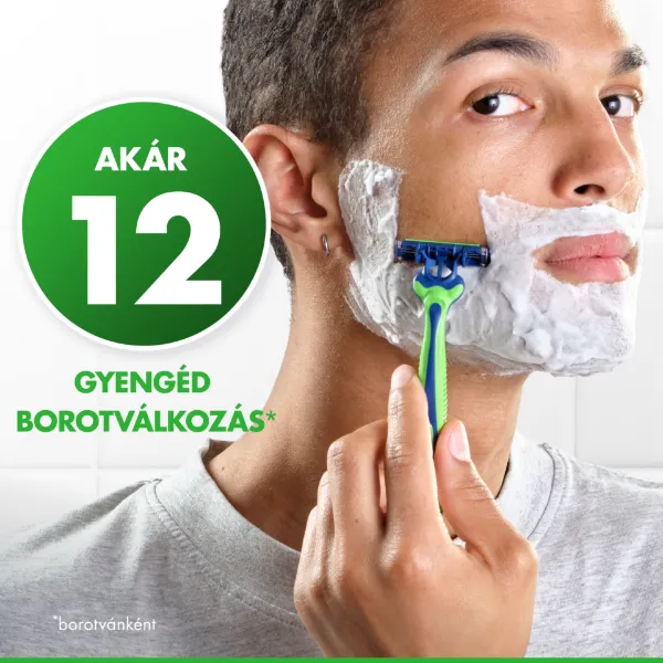 Gillette Blue3 Plus Sensitive, Eldobható Borotva Férfiaknak,  Darabos Kiszerelés termékhez kapcsolódó kép