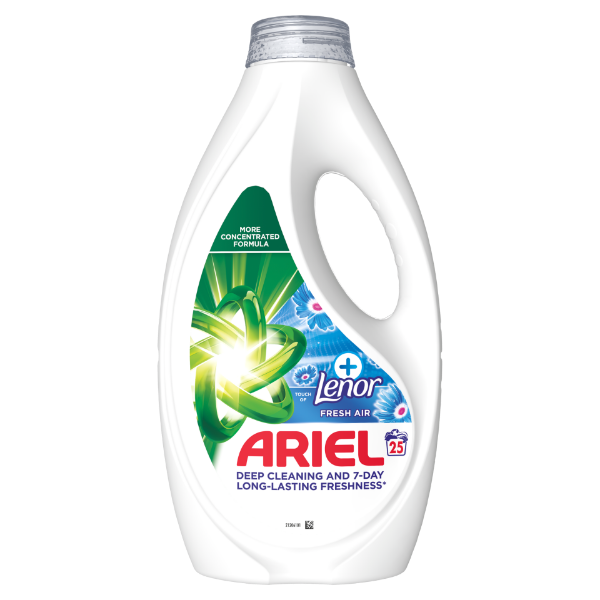 Ariel Folyékony Mosószer, 25 Mosáshoz, + Touch Of Lenor Fresh Air termékhez kapcsolódó kép