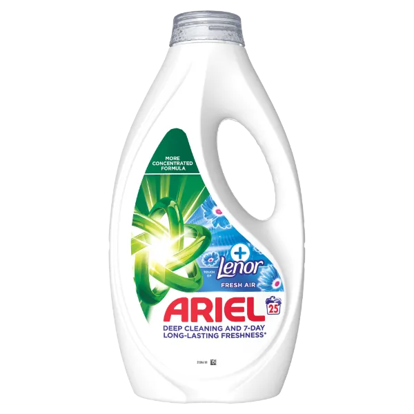 Ariel Folyékony Mosószer, 25 Mosáshoz, + Touch Of Lenor Fresh Air termékhez kapcsolódó kép